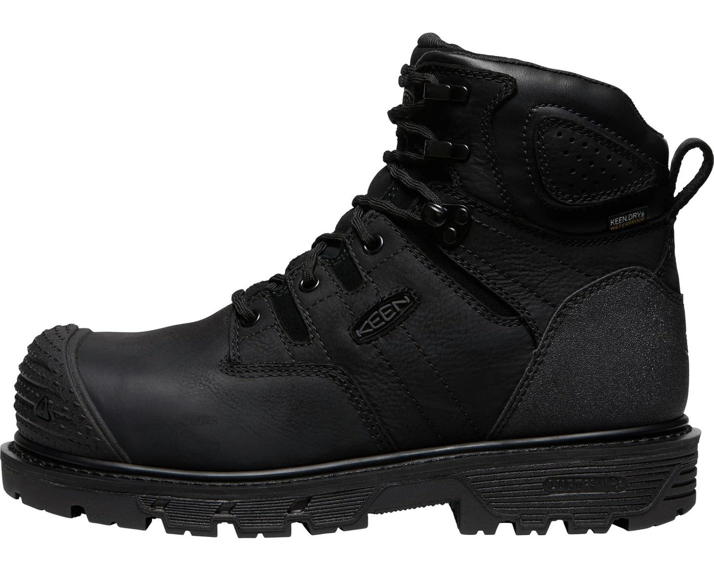 Men's KEEN Utility Camden 6 Waterproof Composite Toe Black/Black