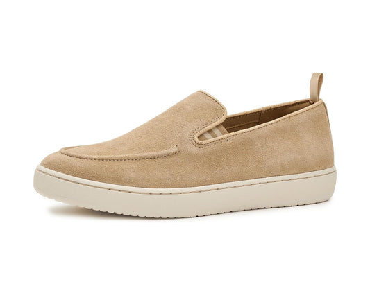 Men's FitFlop Craft-Q Suede Loafers Faded Sand