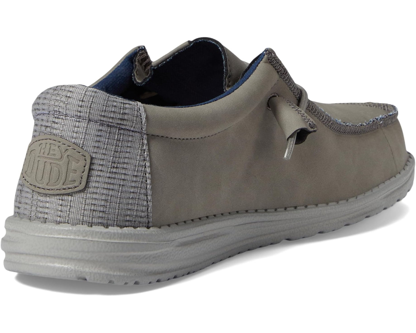 Men's Hey Dude Wally Fabricated Leather Grey