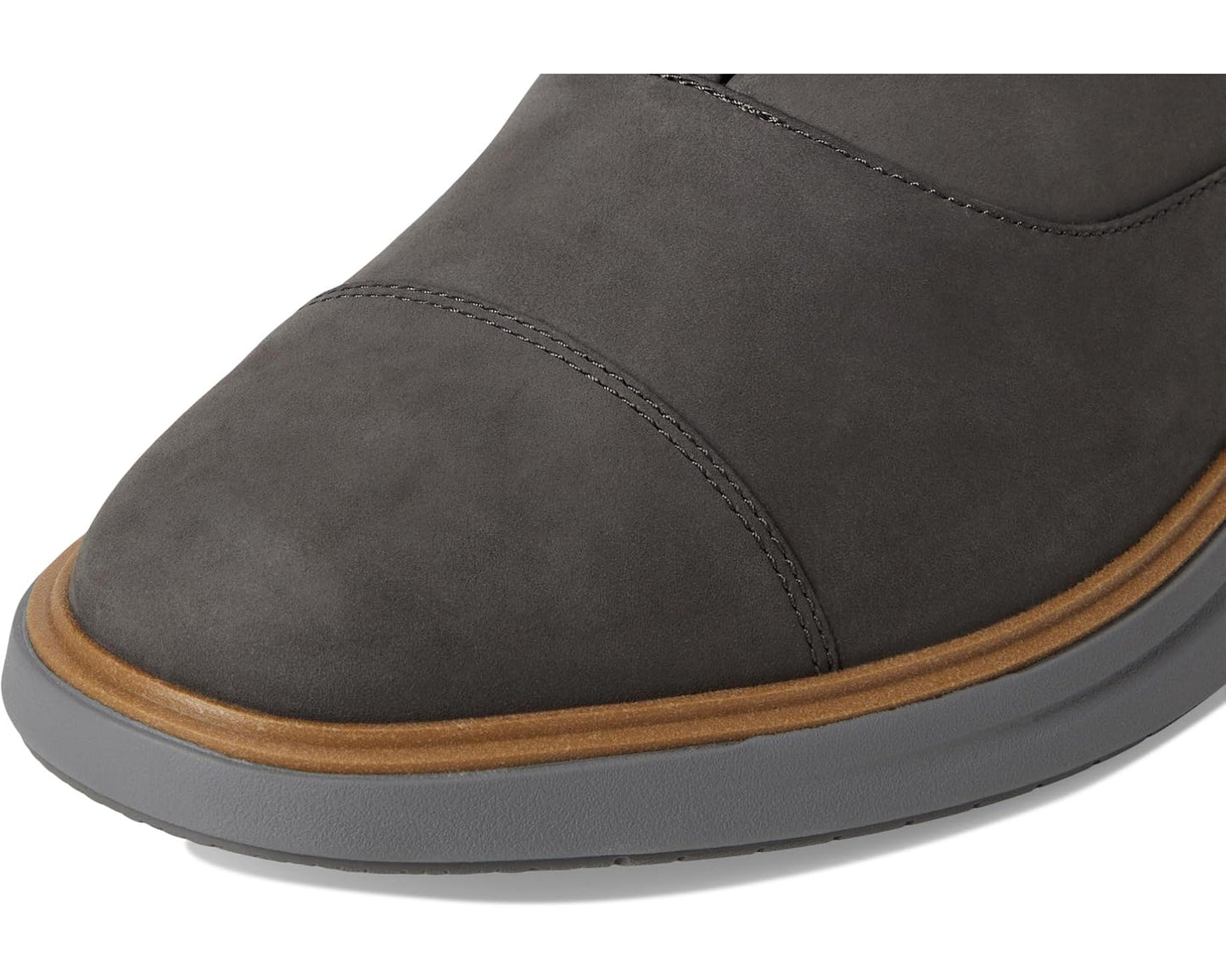 Men's Cole Haan Originalgrand Cityspectre Captoe Oxfords Raven Nubuck/Dark Natural/Quiet Shade