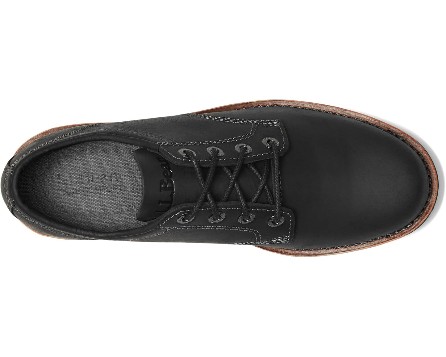 Men's L.L.Bean Bucksport Plain Toe Shoe Black