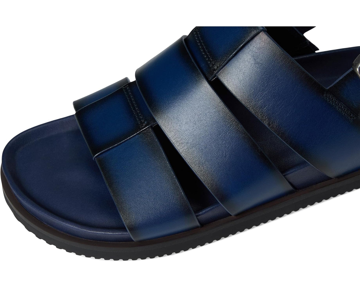 Men's Allen Edmonds Damien Fisherman Sandals Navy Leather