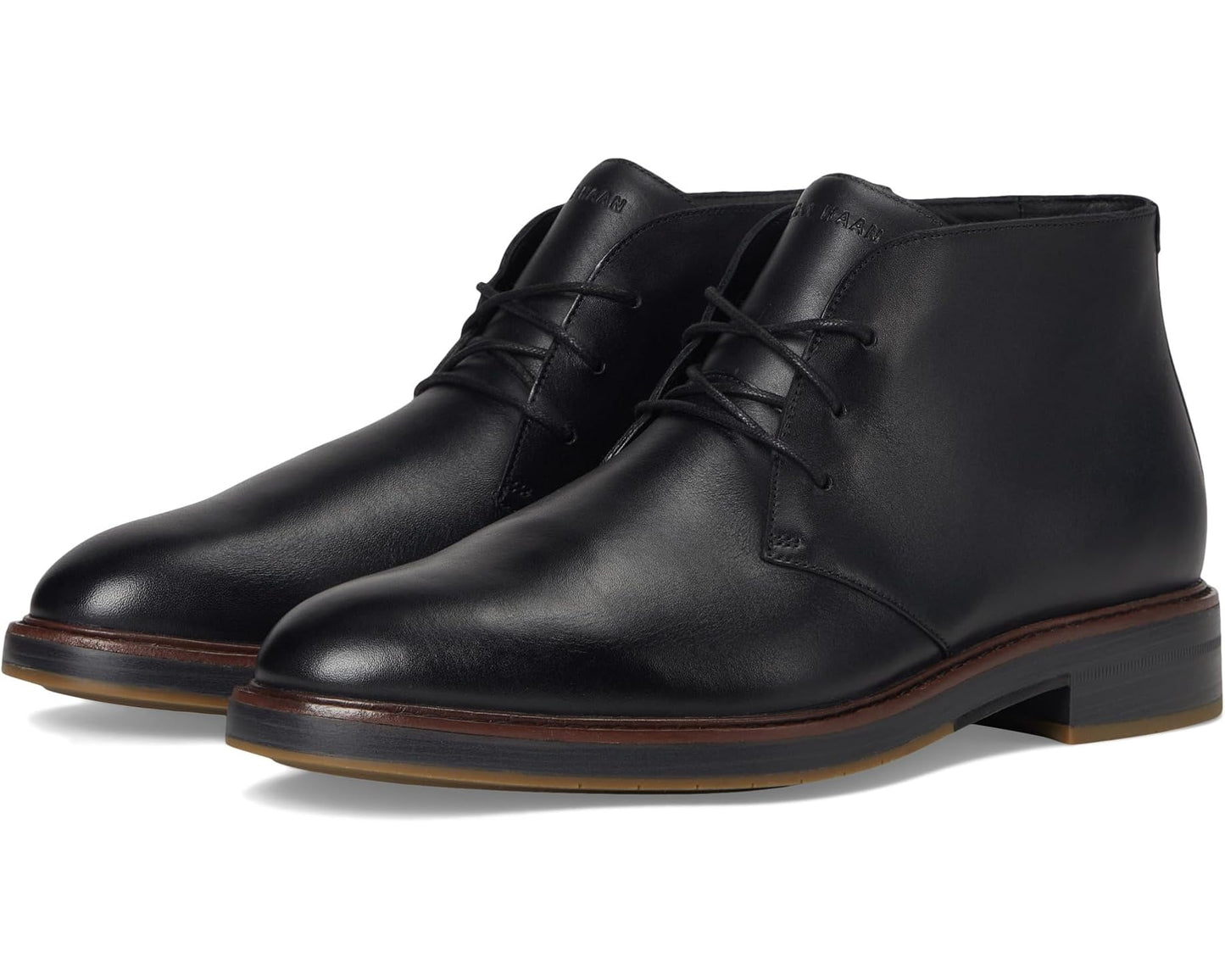 Men's Cole Haan Judson Grand Chukka Boots Black Waterproof/Black/Black