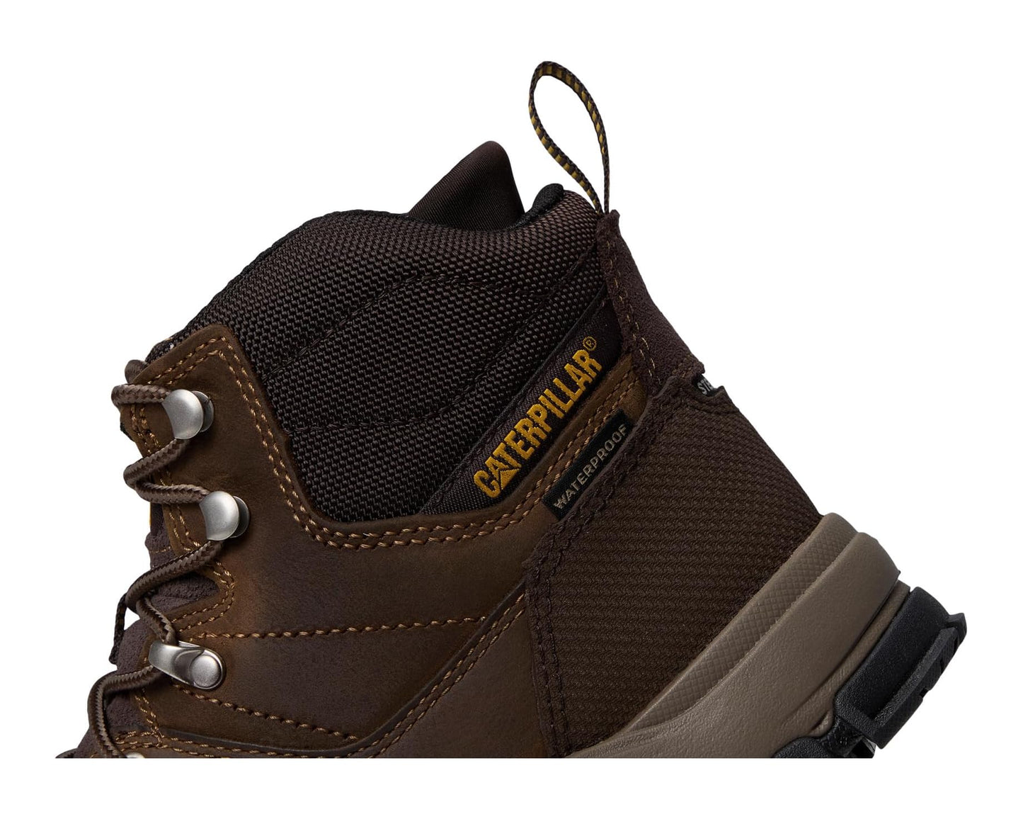 Men's Caterpillar Threshold Rebound Hiker WP ST Bison