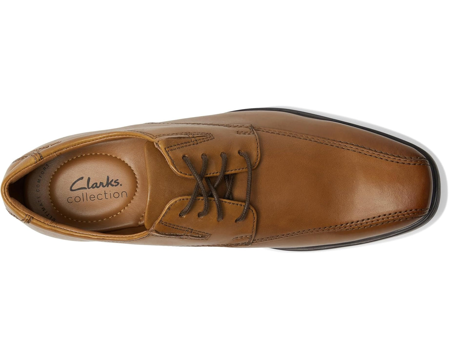 Men's Clarks Tilden Walk Dark Tan Leather