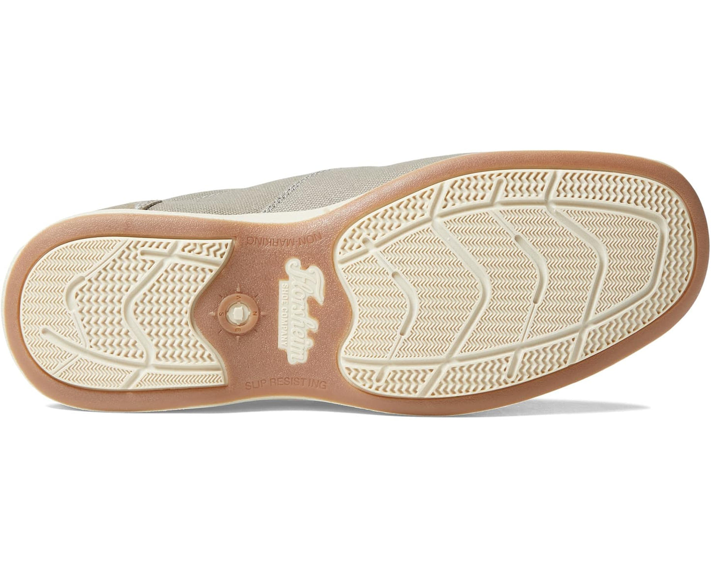 Men's Florsheim Lakeside Canvas Moc Toe Slip-On Gray Canvas