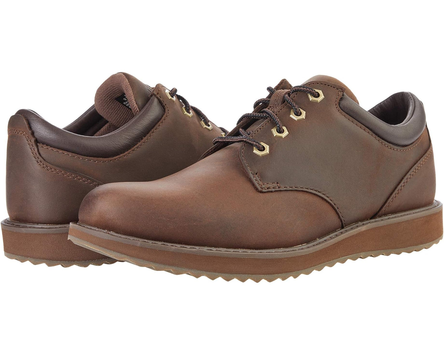 Men's L.L.Bean Stonington Oxford Shoes Plain Toe Deepest Brown