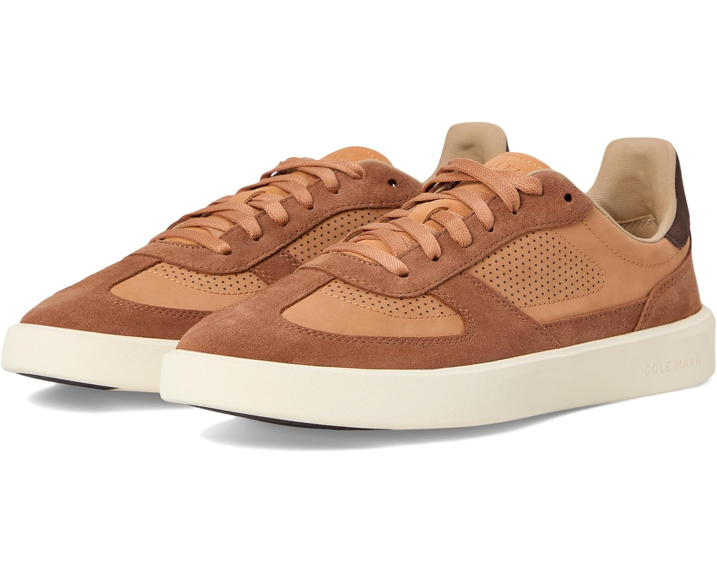 Men's Cole Haan Grand Crosscourt Modern Turf Sneaker British Tan/Natural Tan/Ivory