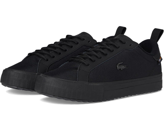 Men's Lacoste Powercourt Winter Outdoor Sneakers Black/Black