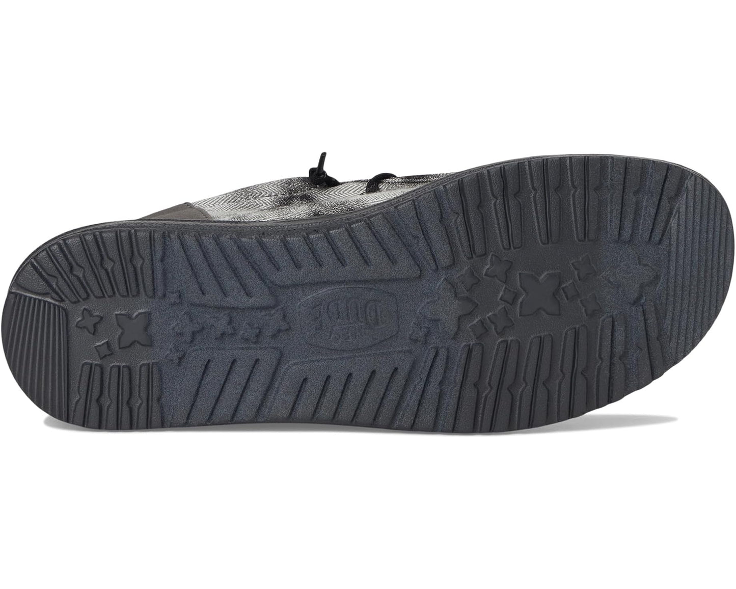 Men's Hey Dude Wally Funk Over Dye Black/Granite Grey