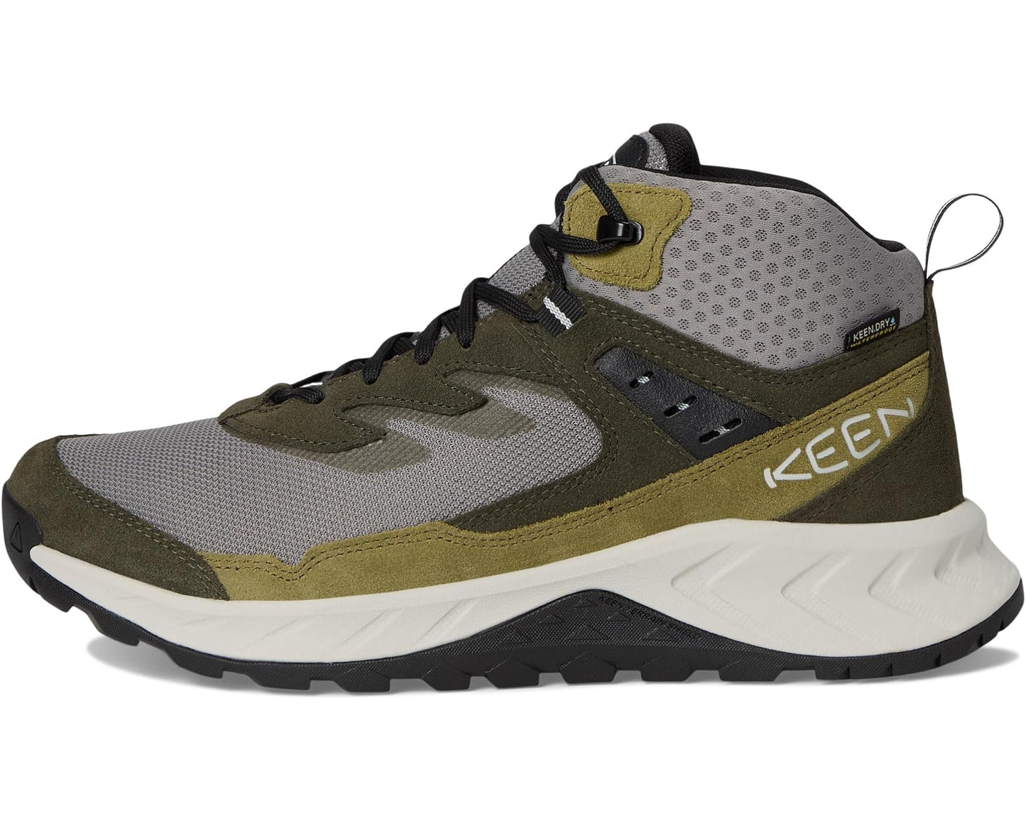 Men's KEEN Hightrail Waterproof Hiking Boots Steel Grey/ForeST Night