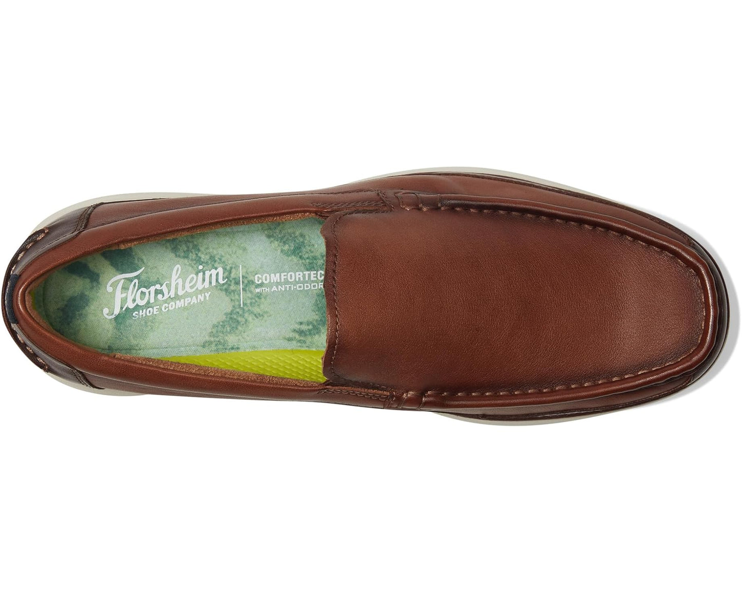Men's Florsheim Tropics Moc Toe Venetian Slip-On Cognac Multi