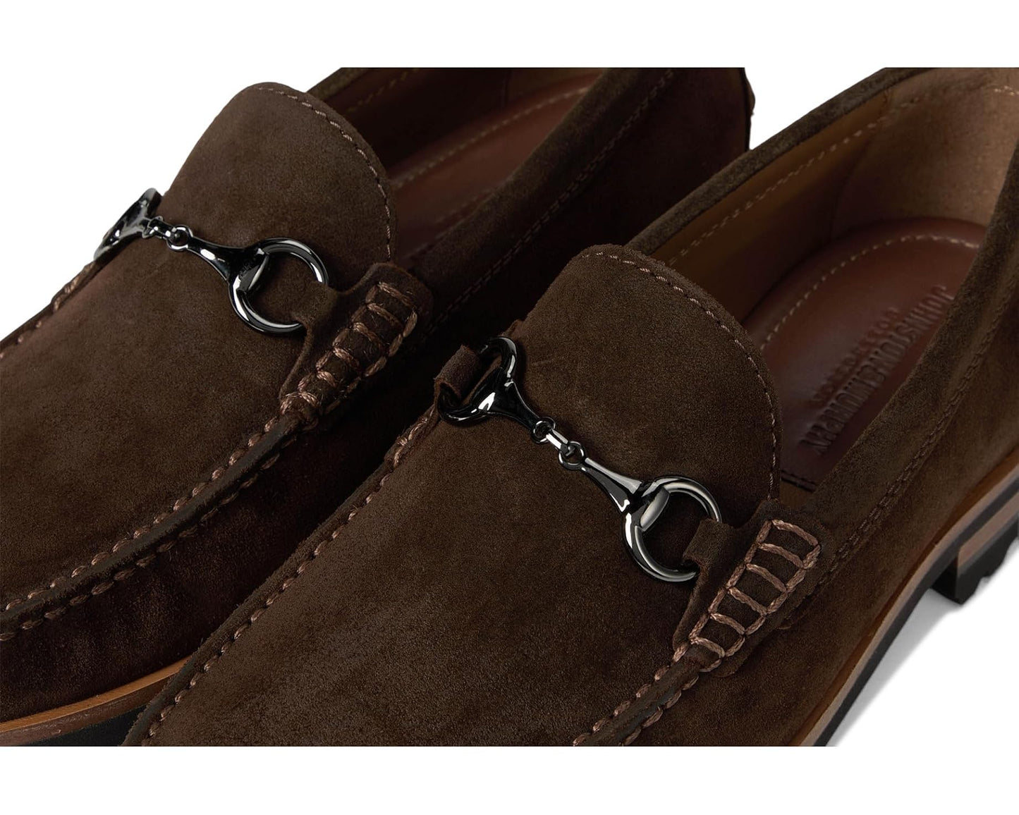 Men's Johnston & Murphy Collection Baldwin Lug Bit Brown Waxed English Suede