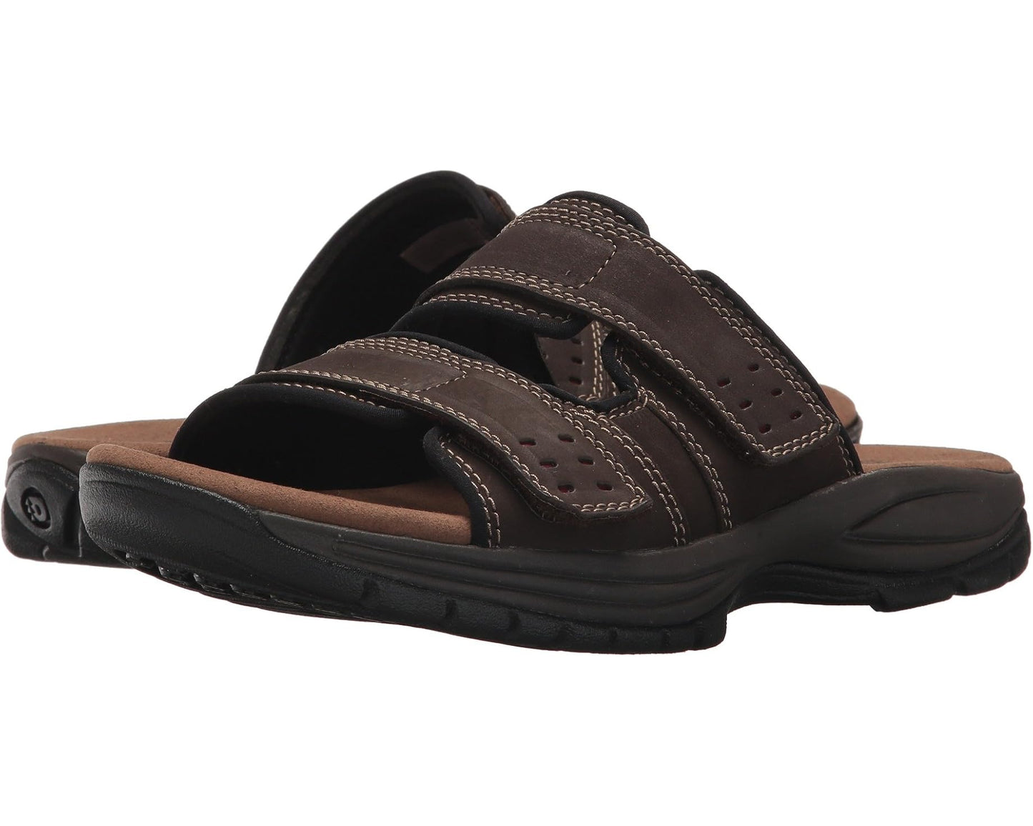 Men's Dunham Newport Slide Dark Brown