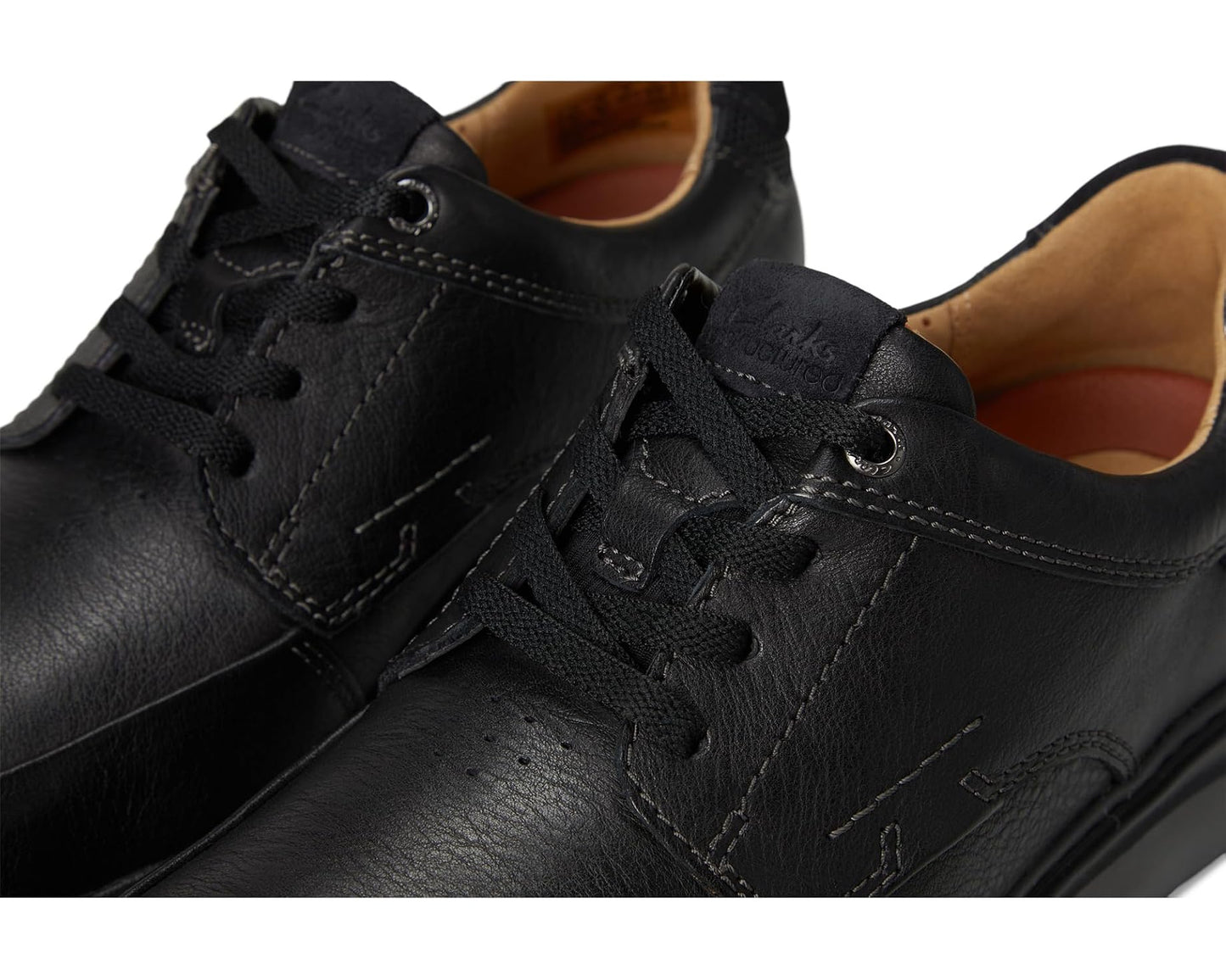 Men's Clarks Un Briley Lace Black Leather