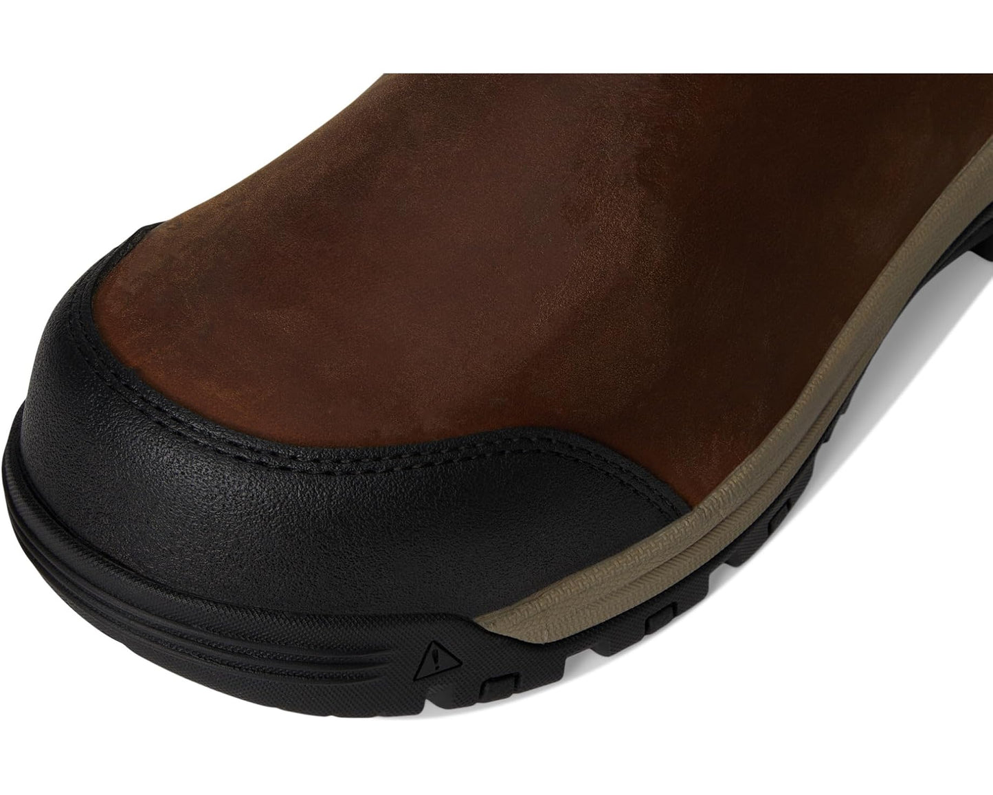 Men's KEEN Utility Evanston Pull-On Waterproof Boot (Carbon-Fiber Toe) Bison/Black