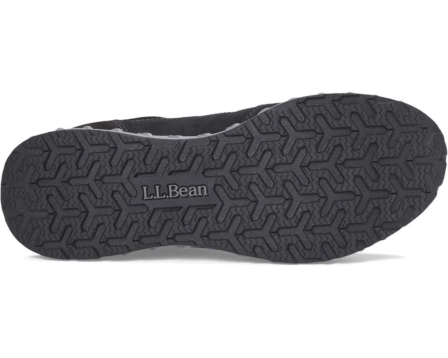 Men's L.L.Bean Snow Sneaker 5 Low Water Resistant Insulated Lace-Up Black/Black
