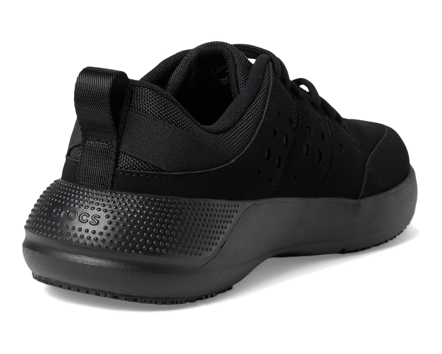 Men's Crocs Work On The Clock Work Sneaker Triple Black