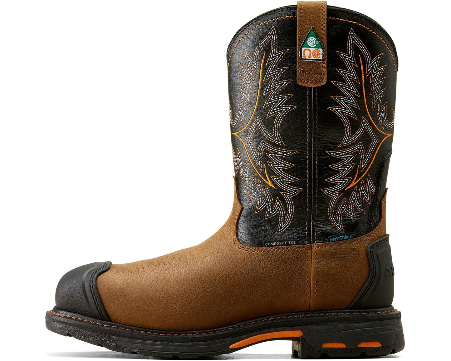 Men's Ariat WorkHog CSA XTR Waterproof Composite Toe Work Boots Rye Brown