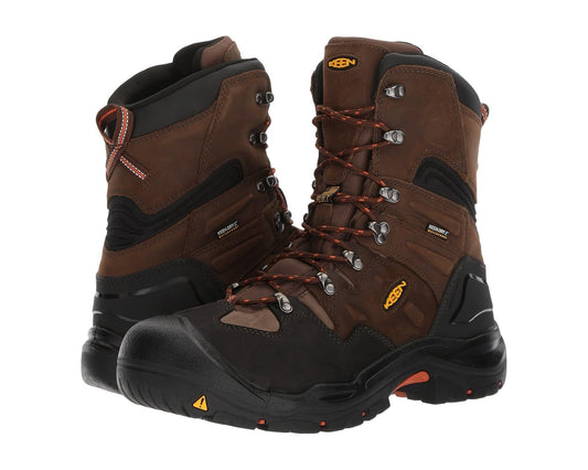 Men's KEEN Utility Coburg 8 Waterproof (Steel Toe) Cascade Brown/Brindle