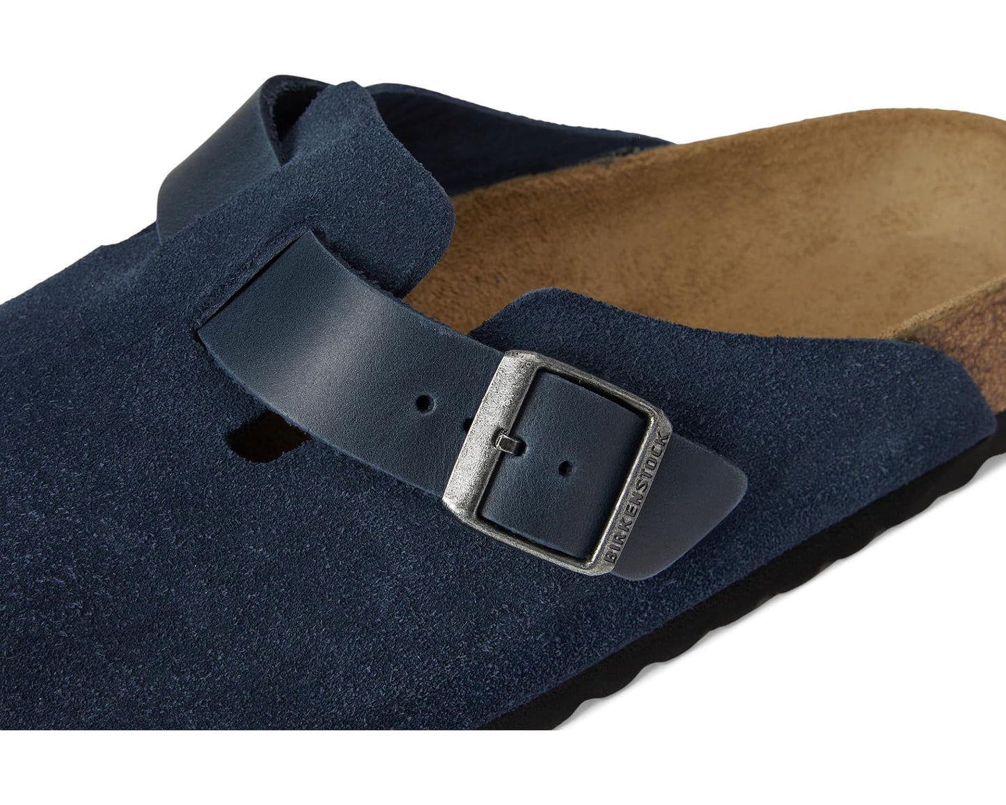 Men's Birkenstock Boston - Suede/Oiled Leather New Navy