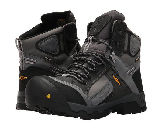 Men's KEEN Utility Davenport 6 400G CT Waterproof (Comp Toe) Magnet/Steel/Grey