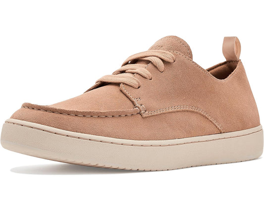 Men's FitFlop Craft-Q Suede Lace-Up Moc Derby Loafers Faded Sand