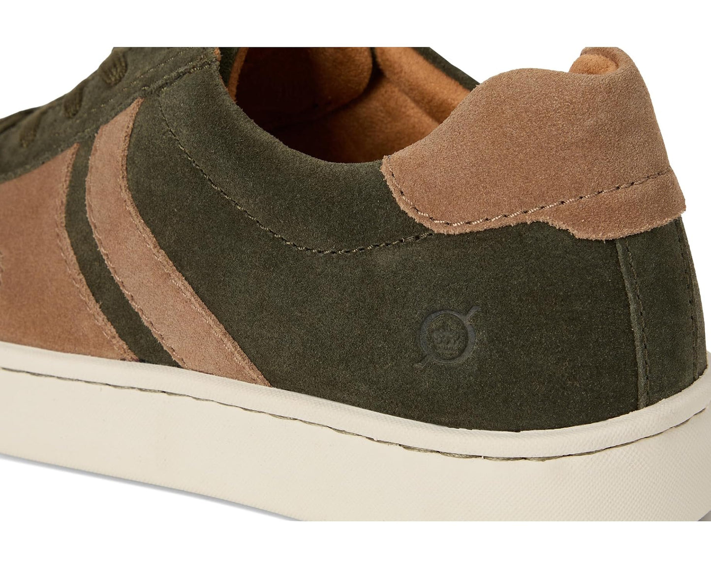 Men's Born Beck Tie Dark Green (Taupe)