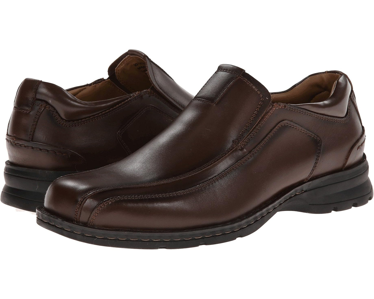 Men's Dockers Agent Bike Toe Slip On Dark Tan