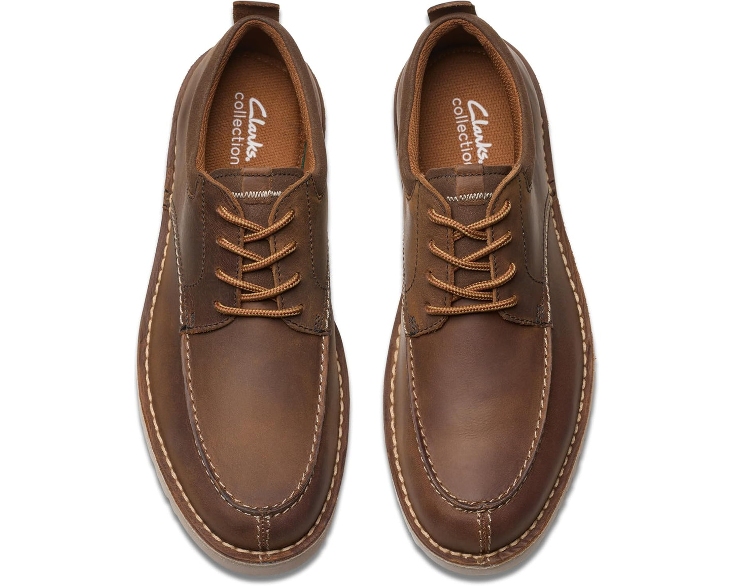 Men's Clarks Eastridge Moc Beeswax Leather