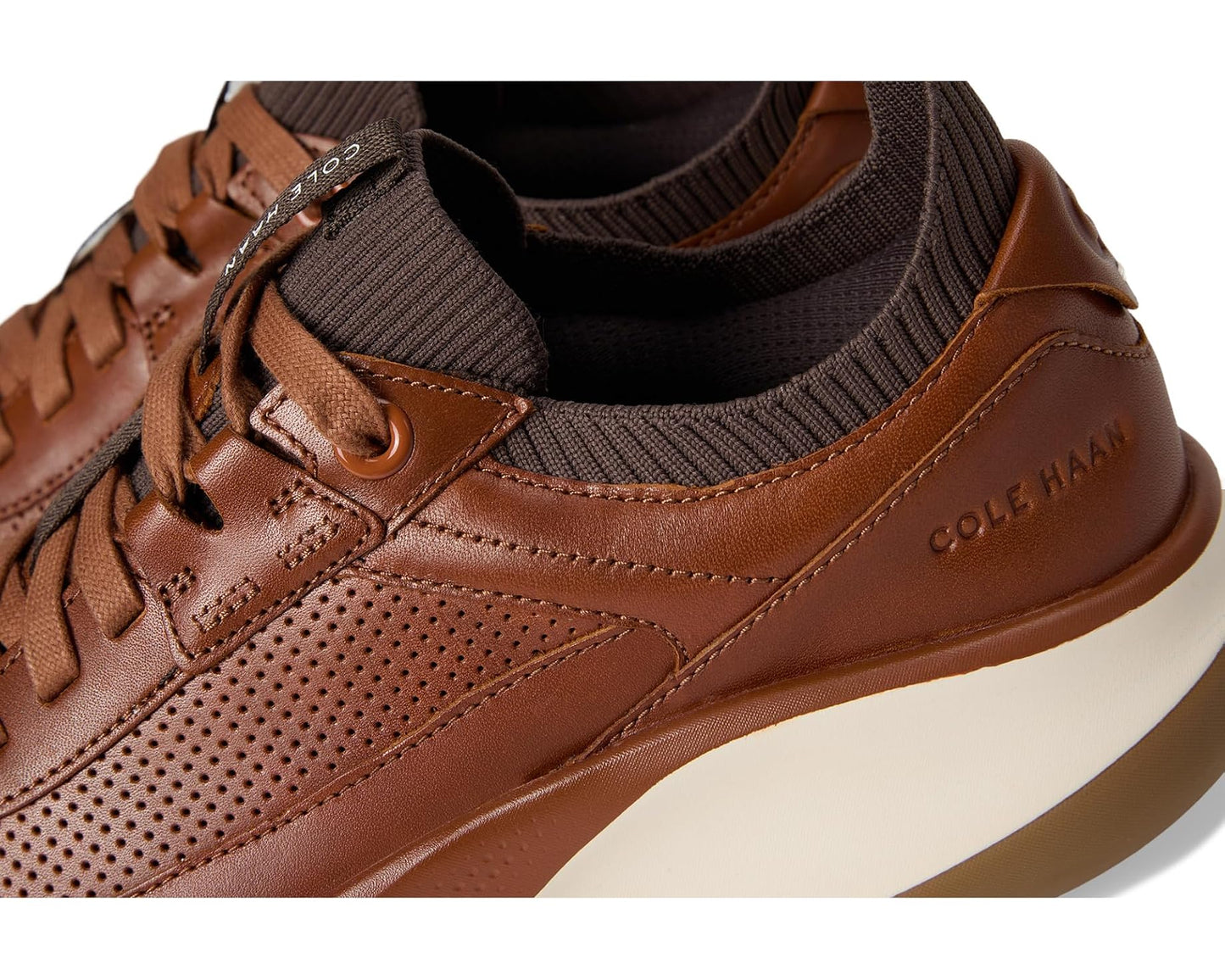 Men's Cole Haan Grandpro All Day Leather Runners Brit Tan/Dark Chocolate/Natural