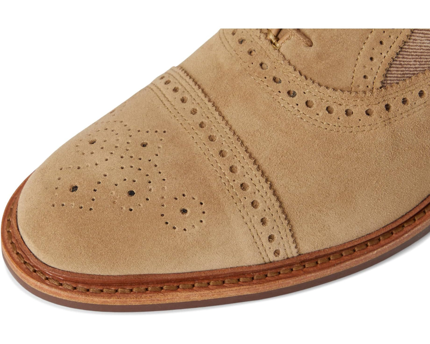 Men's Allen Edmonds Strandmok Oxford Shoes Bone Suede Mix