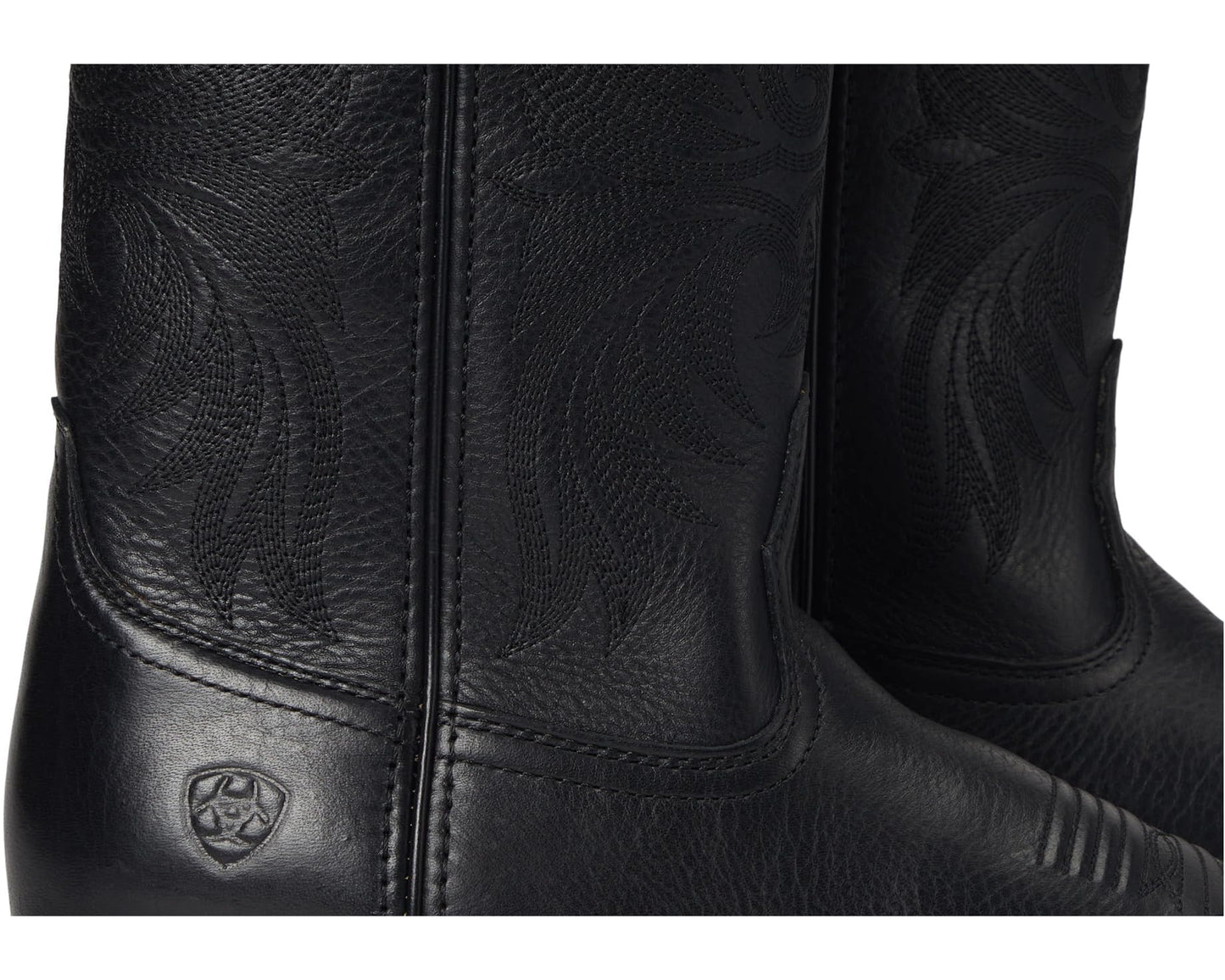 Men's Ariat Sport Narrow Cutter Toe Cowboy Boot Black Deertan