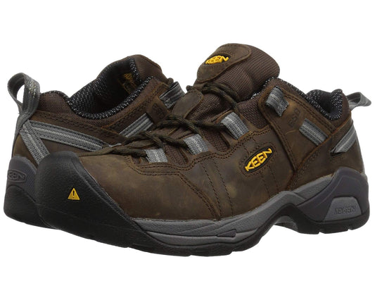Men's KEEN Utility Detroit XT Steel Toe ESD Cascade Brown/Gargoyle