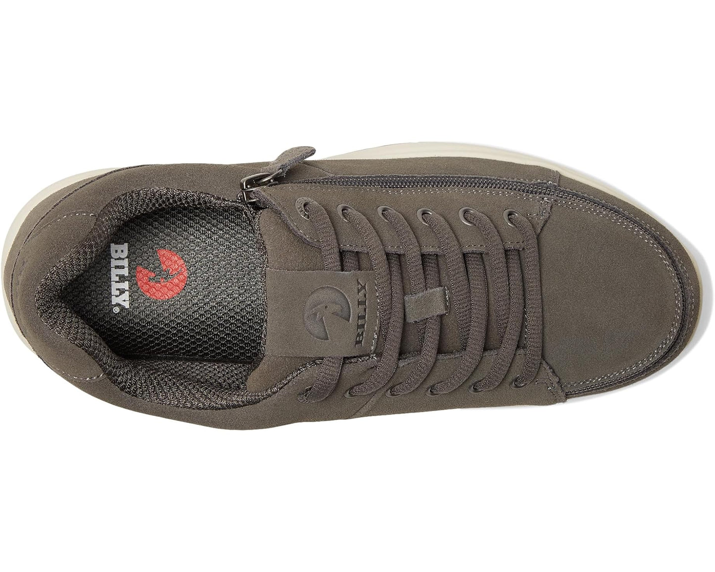 Men's BILLY Footwear Comfort Plush Charcoal Suede