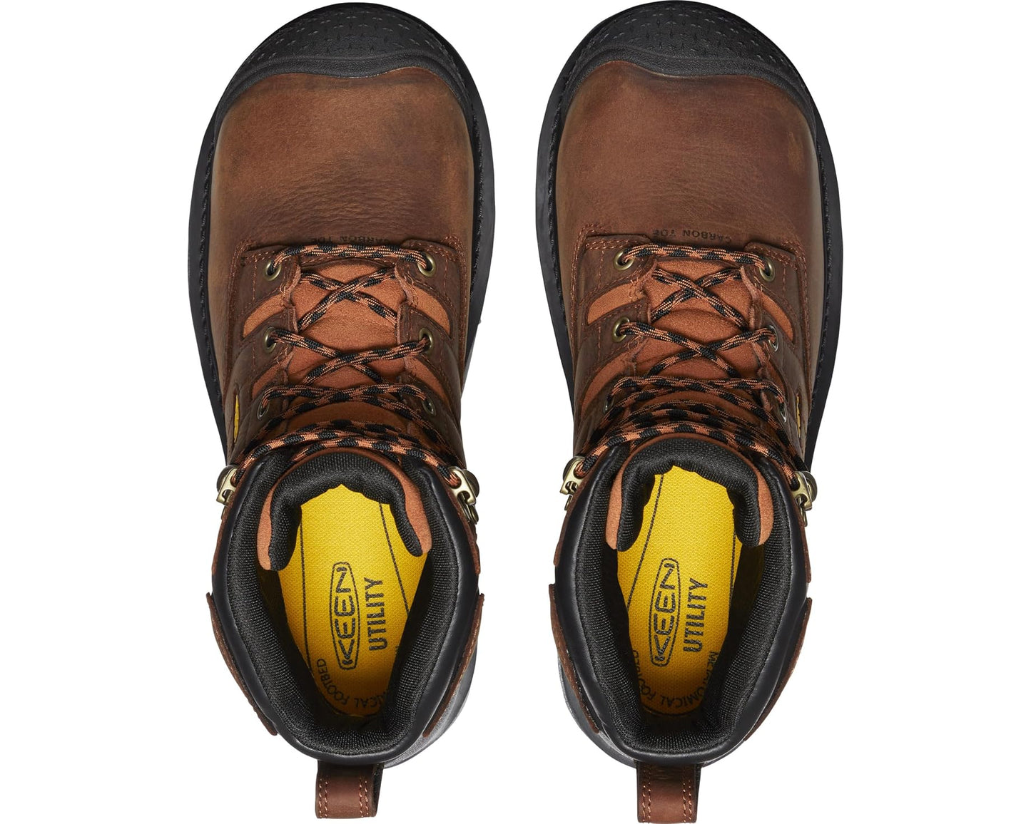 Men's KEEN Utility Camden 6 Waterproof Internal Met (Comp Toe) Leather Brown/Black