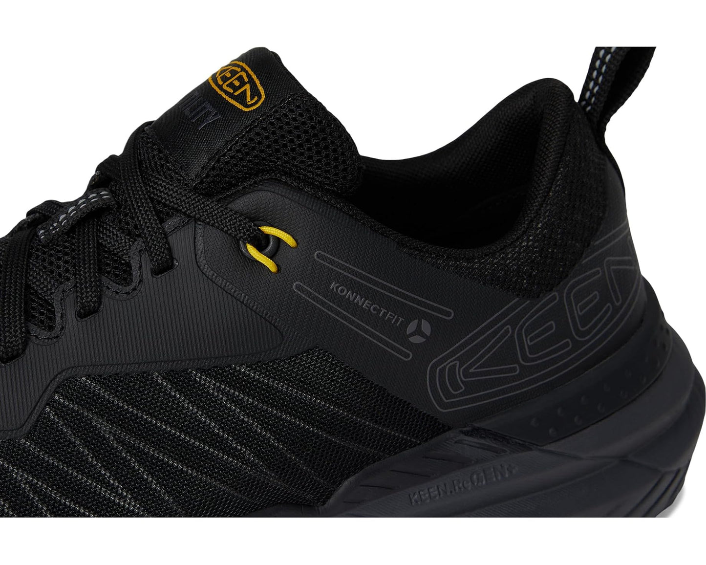 Men's KEEN Utility Speedworks Work Sneakers (Carbon-Fiber Toe) Black/Steel Grey