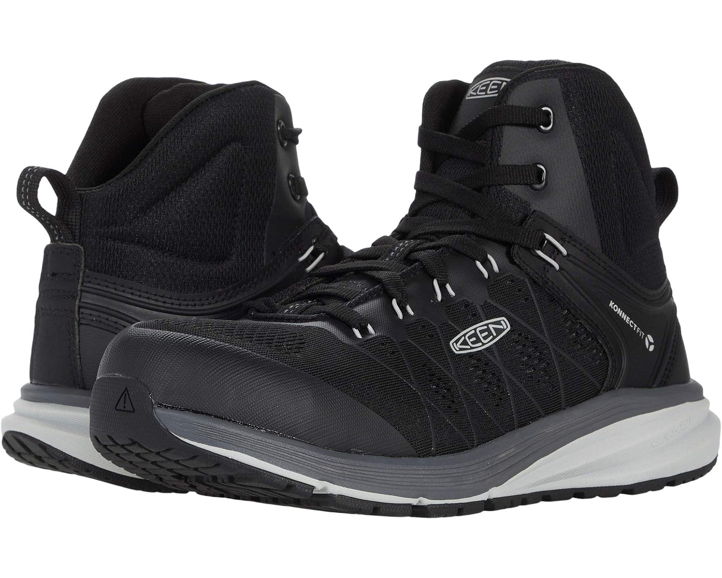 Men's KEEN Utility Vista Energy Mid (Comp Toe) Vapor/Black