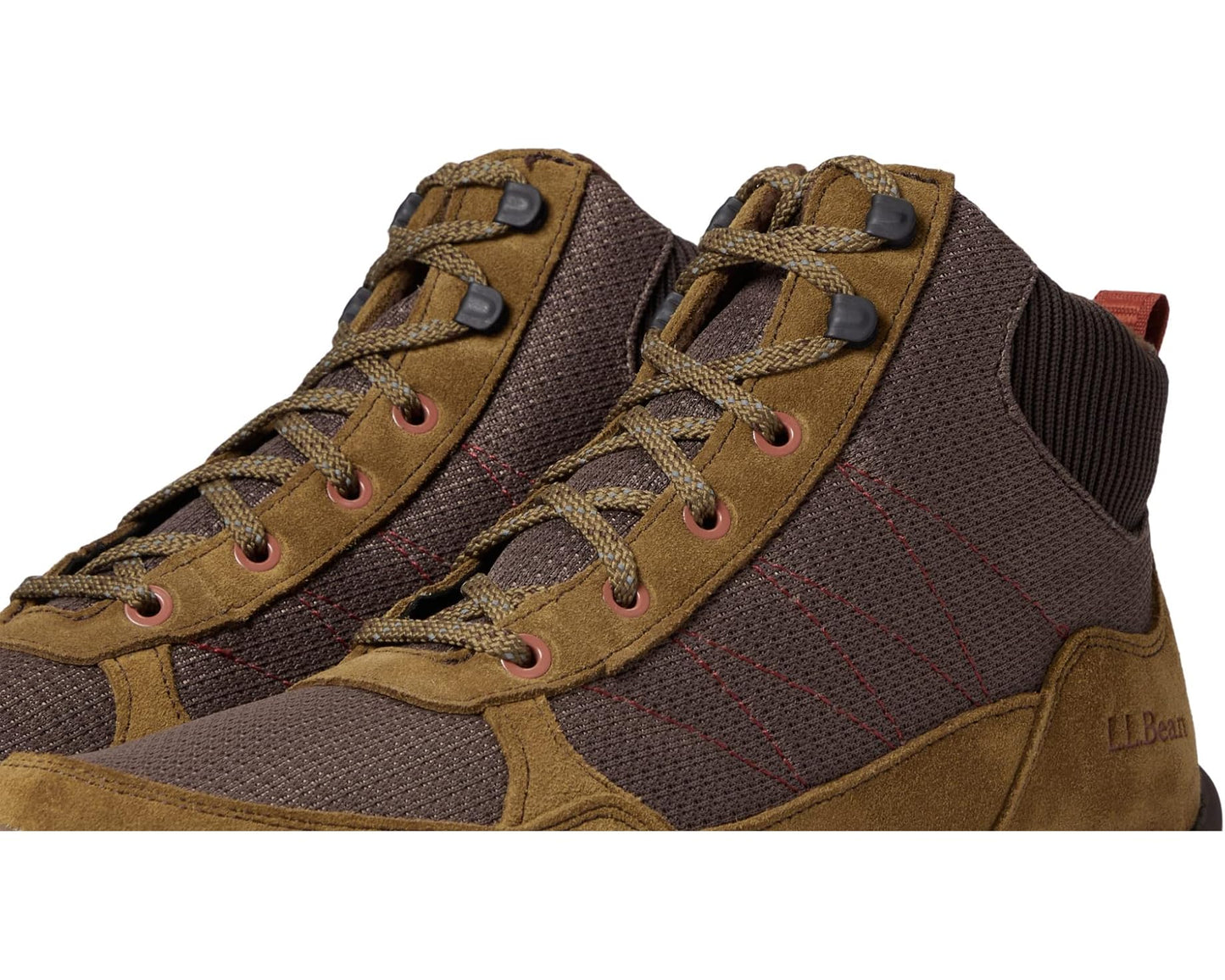 Men's L.L.Bean Snow Sneakers 5 Boots Mid Waterproof Insulated Lace-Up Dark Cocoa/Dark Earth