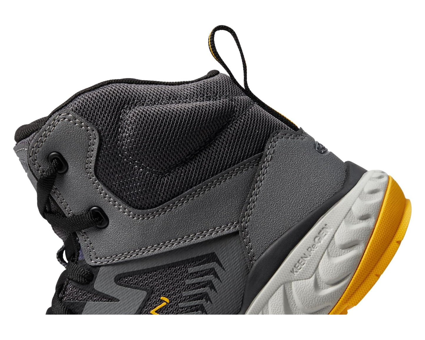 Men's KEEN Utility Arvada Mid (Comp Toe) Steel Grey/Keen Yellow