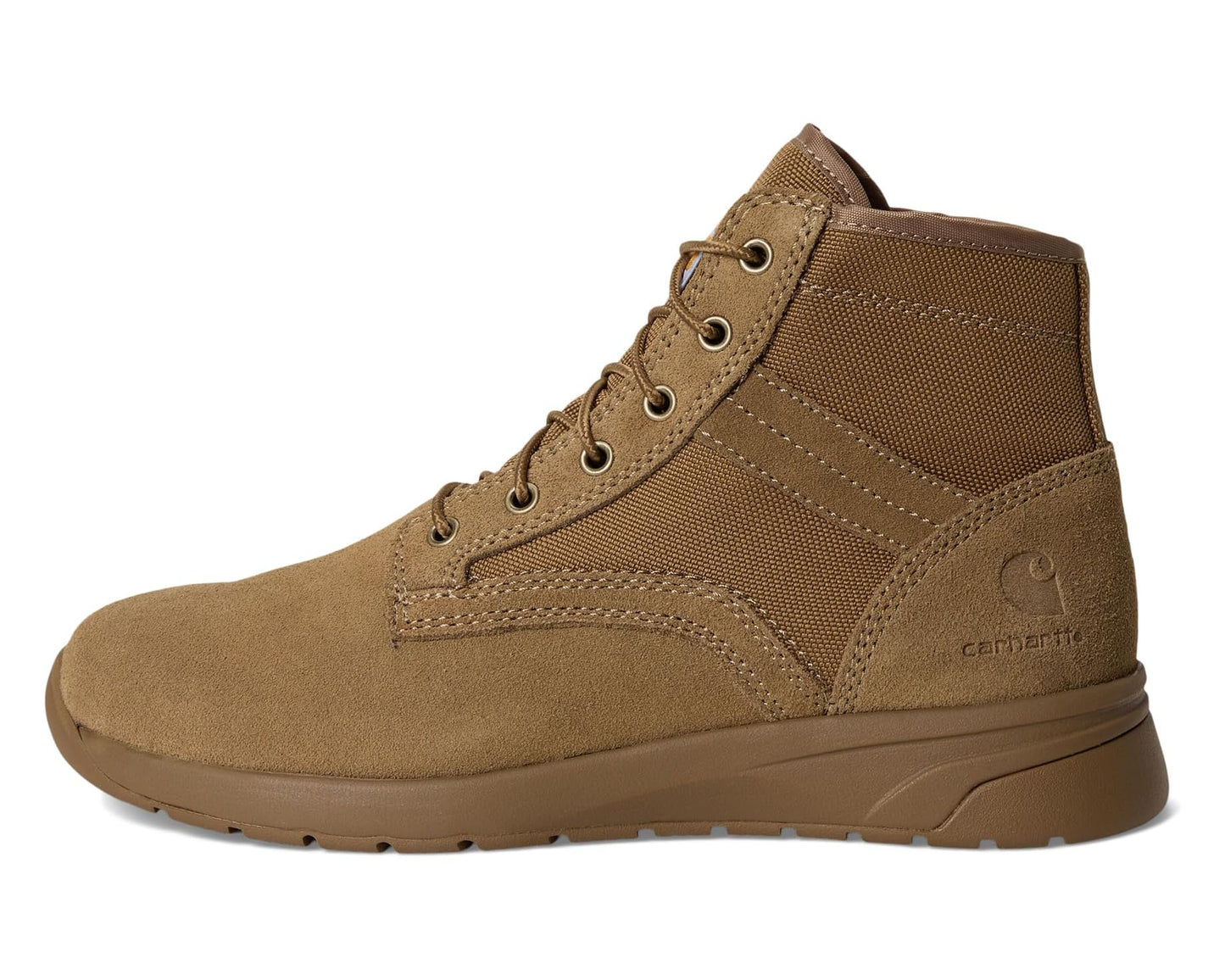 Men's Carhartt Force 5 Lightweight Sneaker Boots Soft Toe Coyote Suede