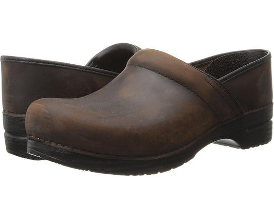 Men's Dansko Professional Clog Antique Brown Oiled Leather